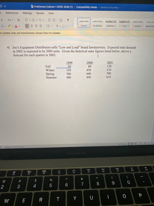 Problemas Exmen 1 GERE 4046 (1) - Compatibility