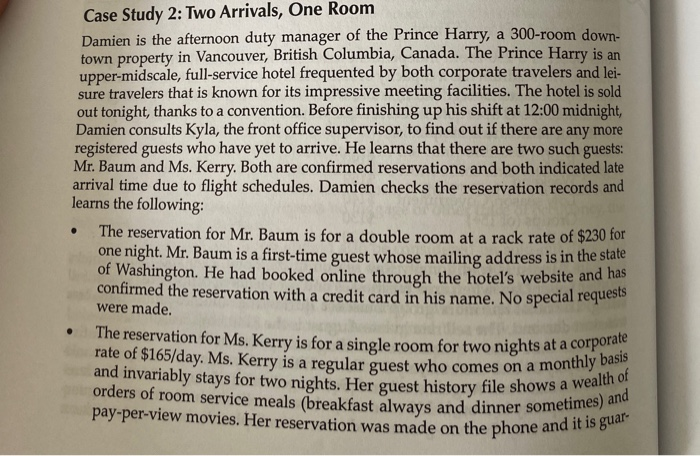 rate of $165/day. Ms. Kerry is a regular guest