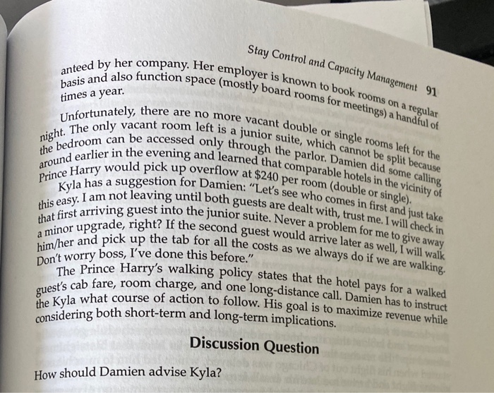 rate of $165/day. Ms. Kerry is a regular guest