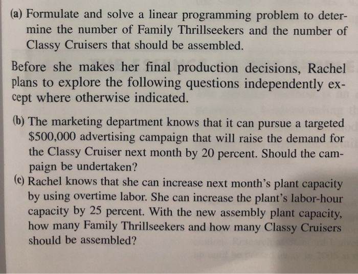 Please solve only part a,c,d -ith tight (d)