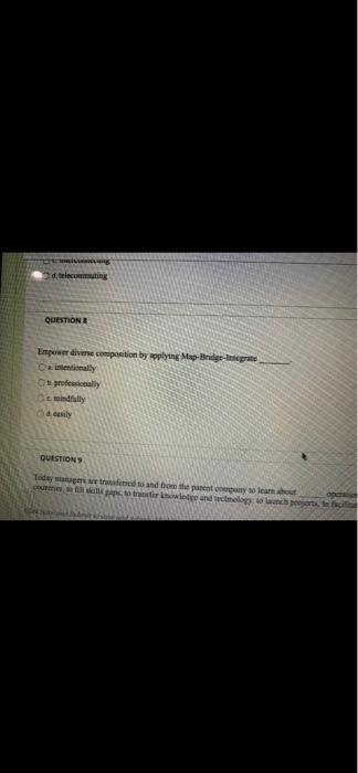 QUESTIONS Empower diverse composition by applying