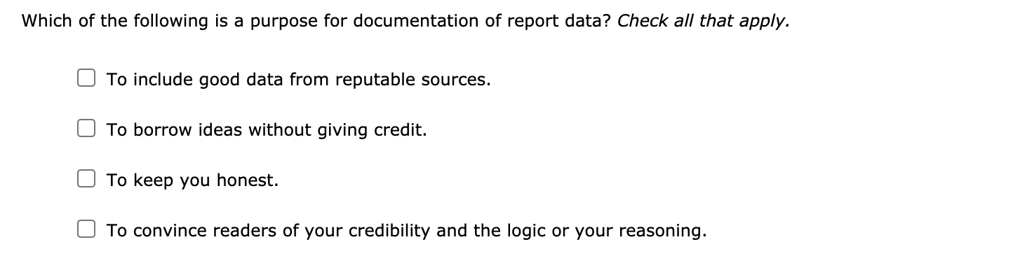 You should in order to document data properly.