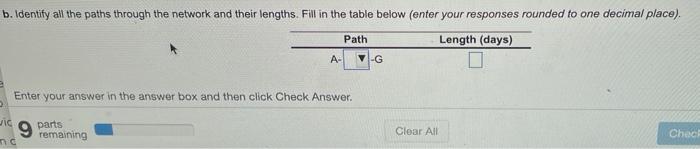 -- X 1 More Info Activity A B Duration (days) 2.5