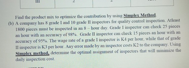 QUESTION TWO (a) A factory has decided to