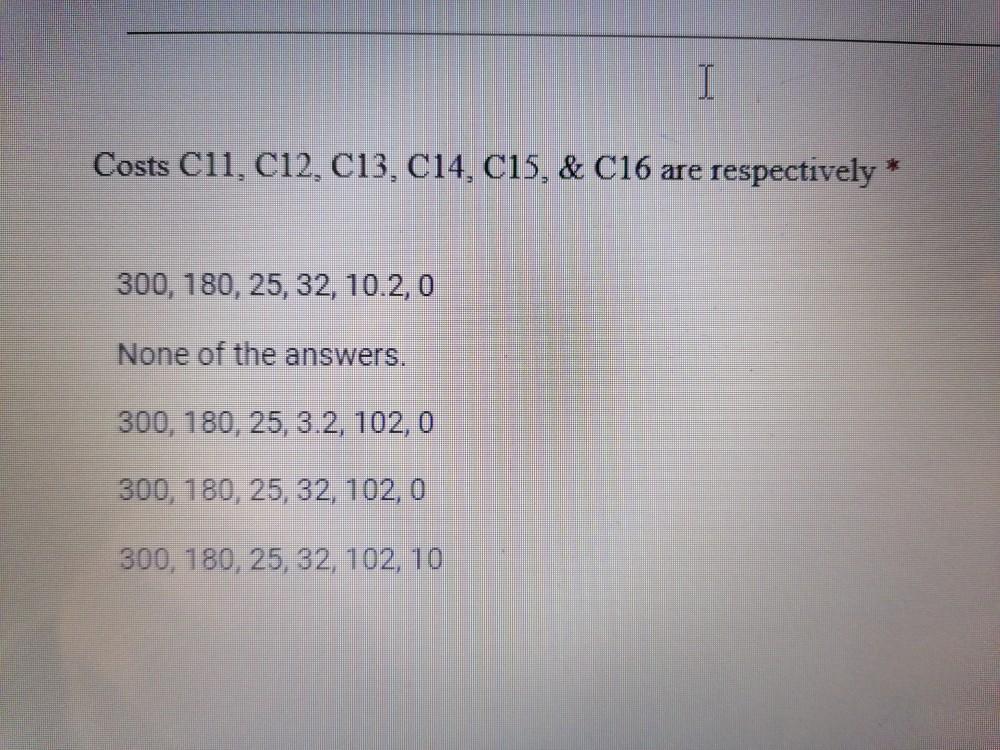 Hello, Those are 3 multiple choice questions The