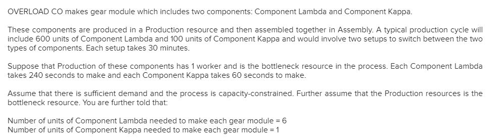 OVERLOAD CO makes gear module which includes two