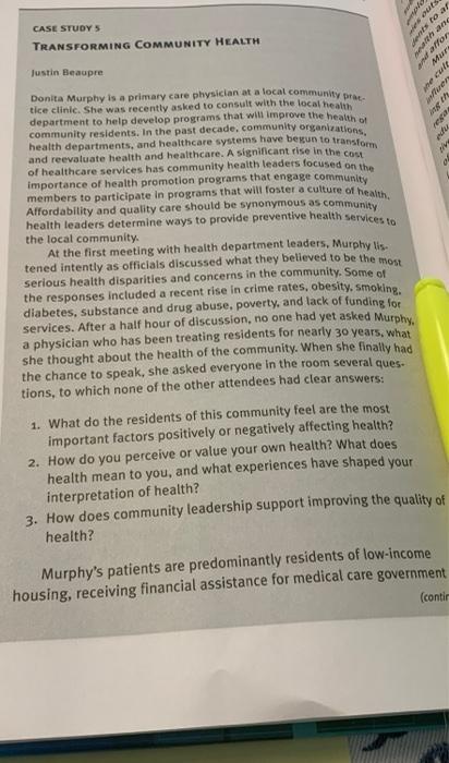 case study 5 please i only need answers to