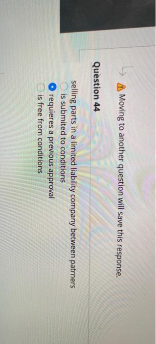 is it correct if not which is? A Moving to