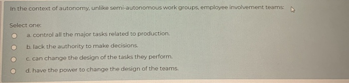 In the context of autonomy, unlike