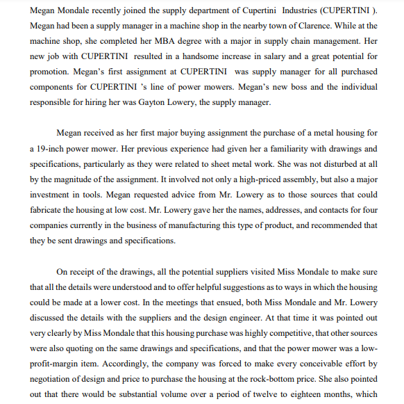 Read the case study and answer the questions at