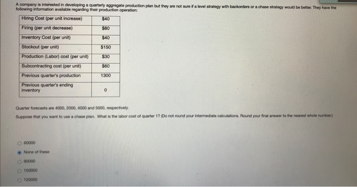 19 A company is interested in developing a