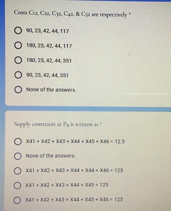 question 1 question 2 question 3 question4