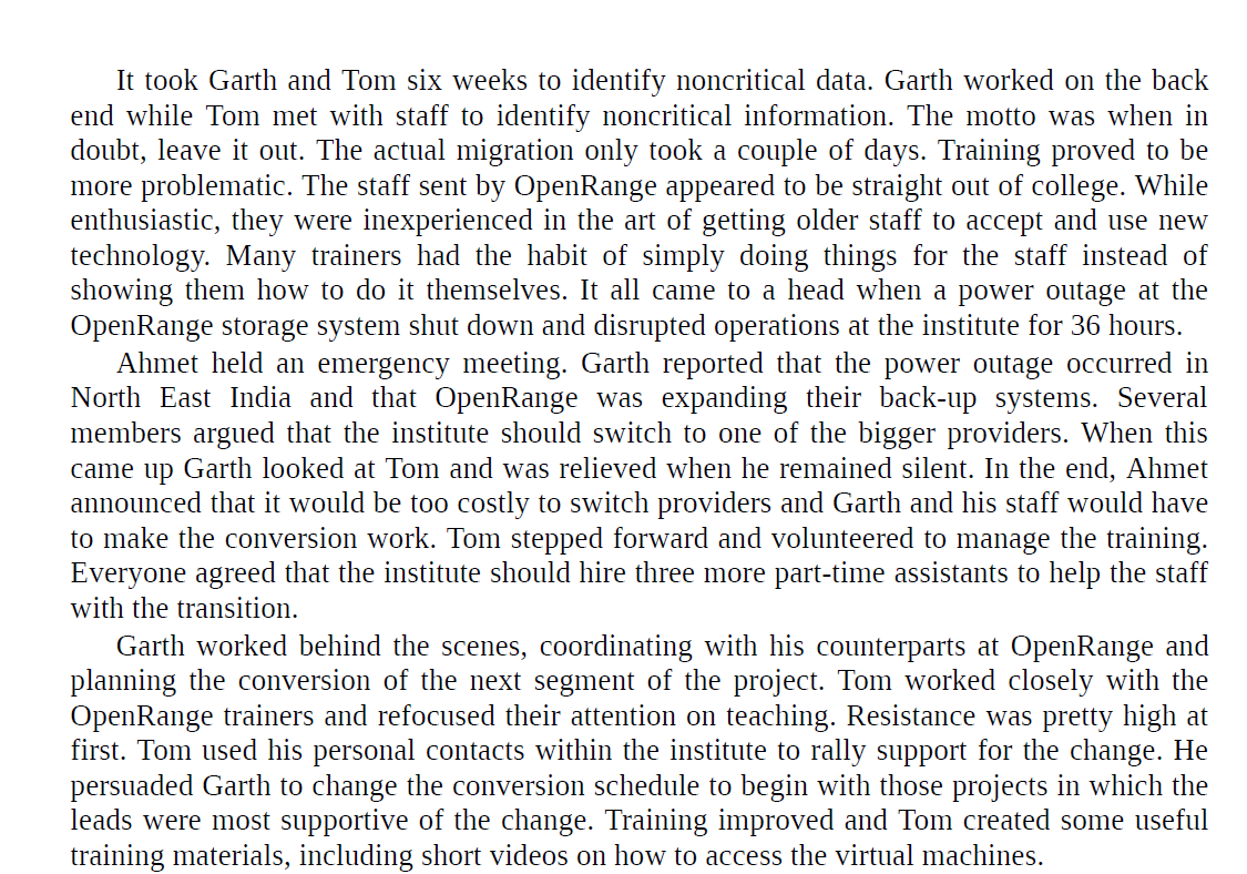 Case 10.1 Es a The Blue Sky Project* Garth Hudson