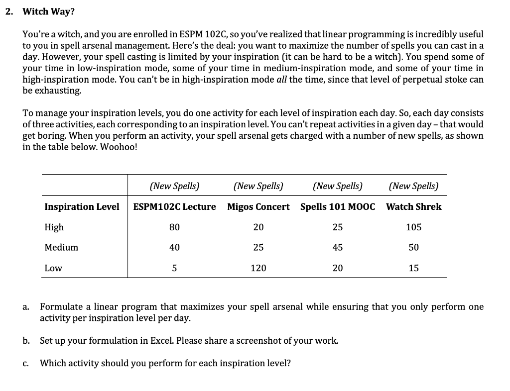 How to show the possible contraints and objective