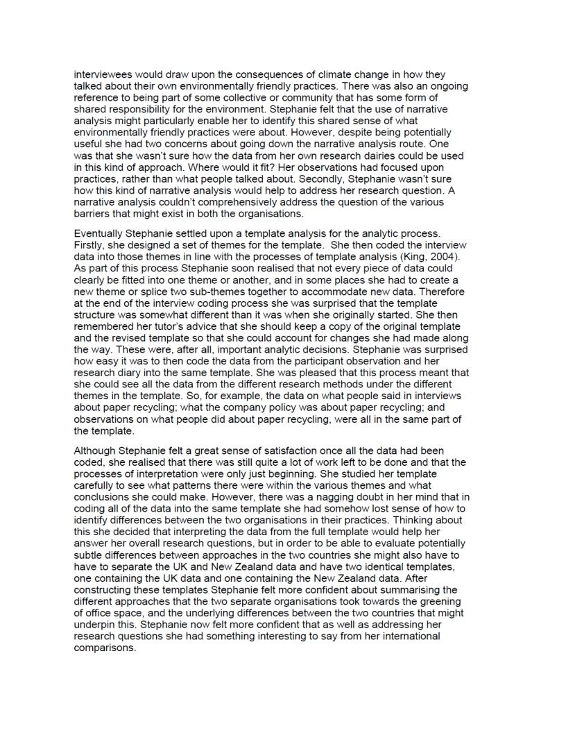 e One was Case Study 4: Creating environmentally