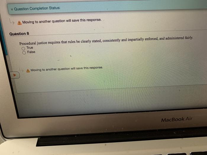 Question Completion Status: A Moving to another