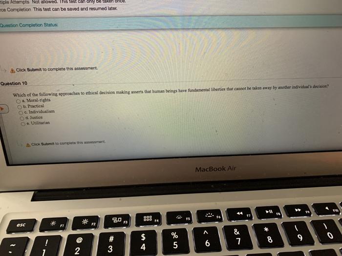 Question Completion Status: A Moving to another