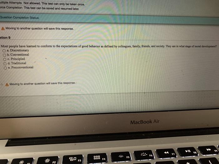 Force Completion This test can be saved and