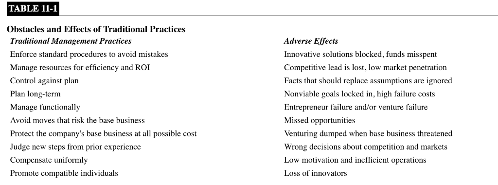 Using Table 11-1 on page 306, what specific