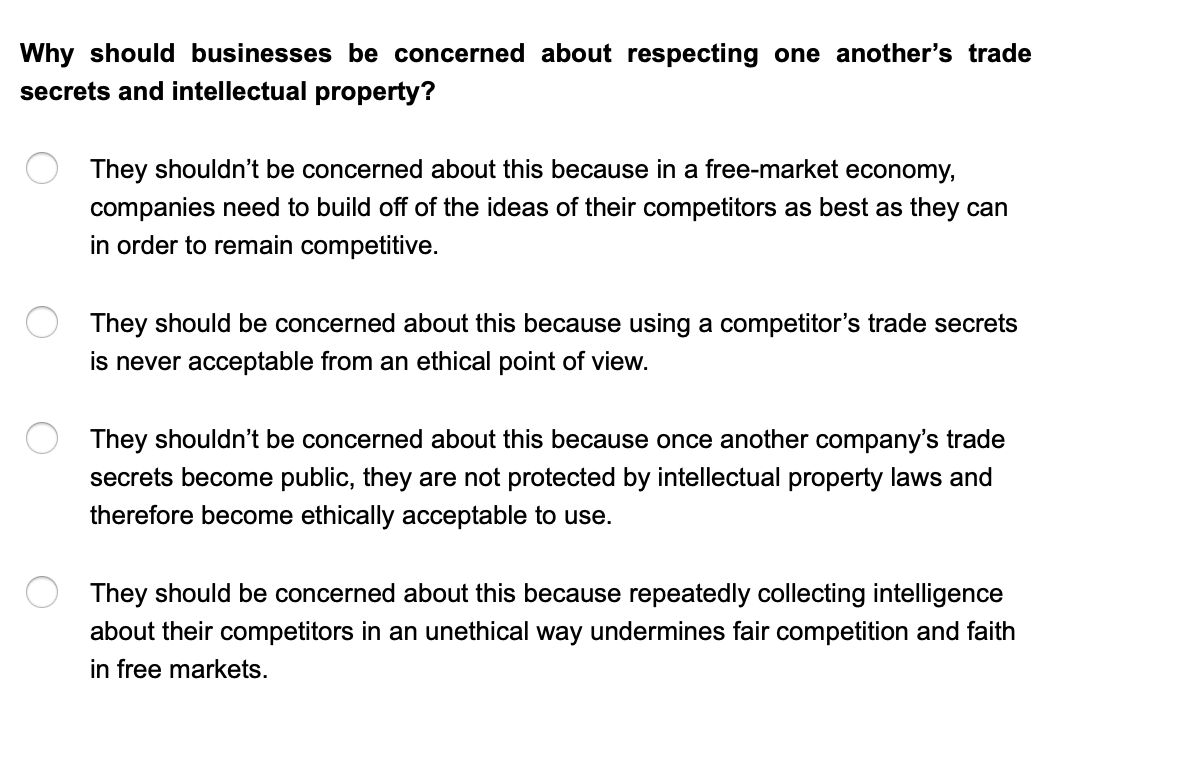 business ethics and values A. B. Why should