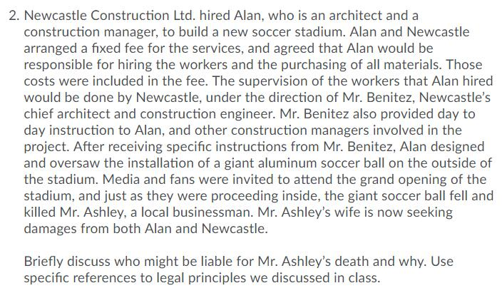 The subject is Commercial Law. the answer should