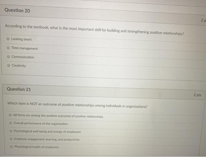 Question 20 2p According to the textbook, what is