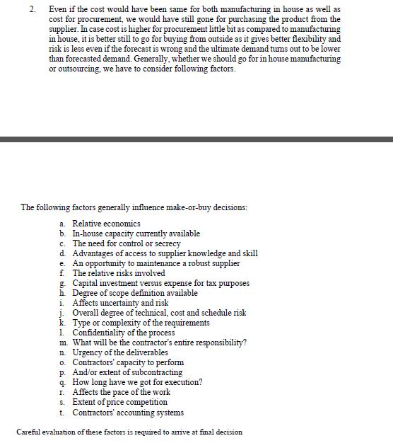 CASE STUDY OPERATIONS MANAGEMENT Case Study 1