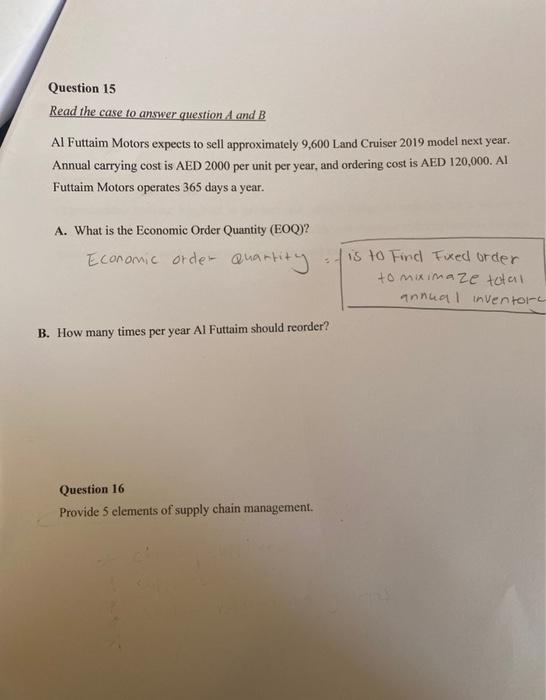 Question 19 Explain the four options that are