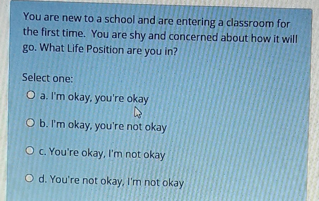 Write about a time that you applied strong