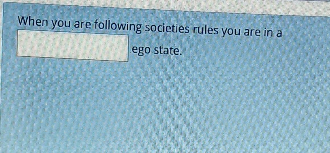 Write about a time that you applied strong