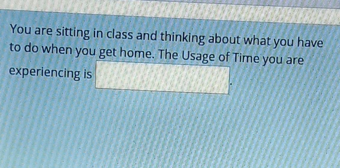 Write about a time that you applied strong