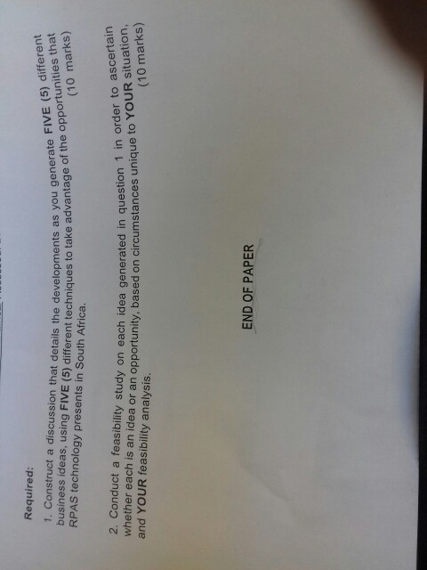 Required: 1. Construct a discussion that details