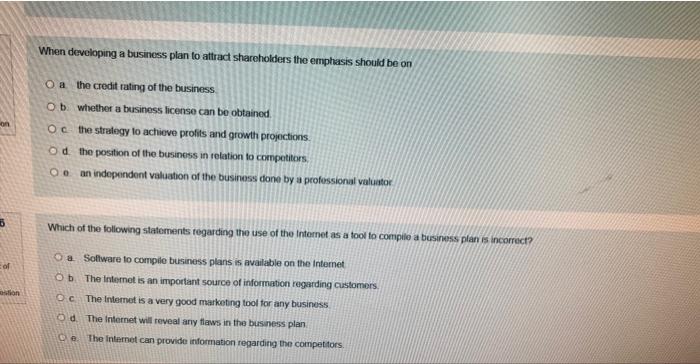 please answer both asap When developing a