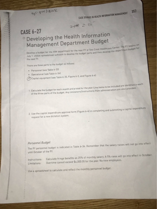 case studies in health information management 353