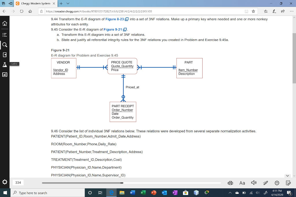 CLASS SUBJECT - Modern System Analysis I need the