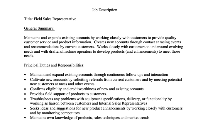 Background Specialized Racing Products (SRP) is a