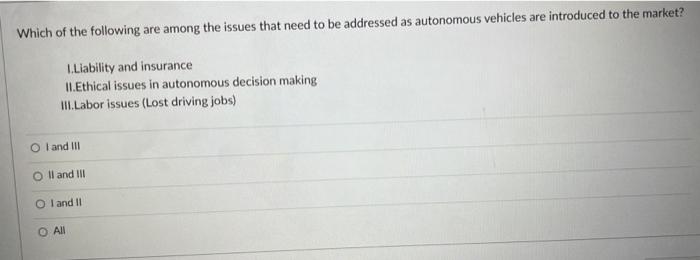 Which of the following are among the issues that