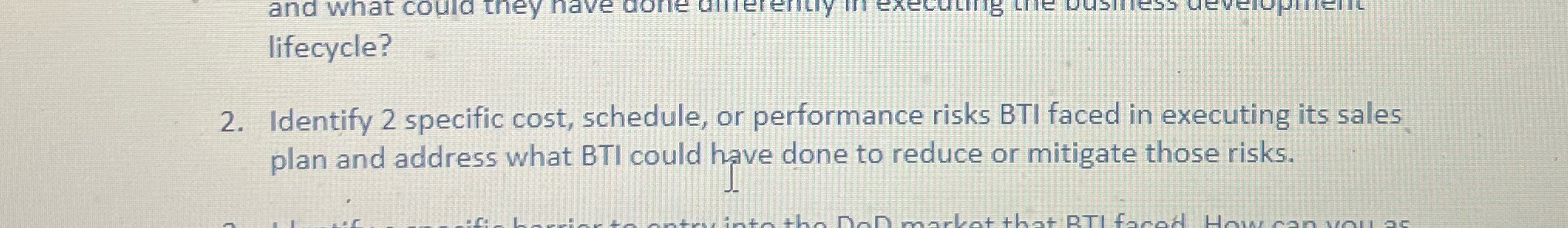 and what could they have done diller lifecycle?