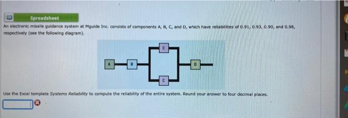Spreadsheet An electronic missile guidance system