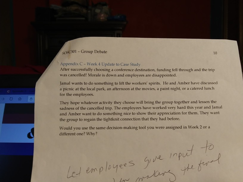 What decision-making tool would be best for