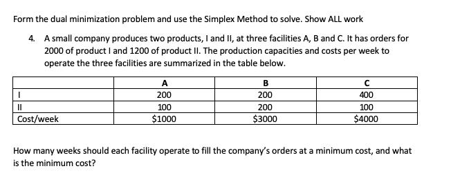 Form the dual minimization problem and use the