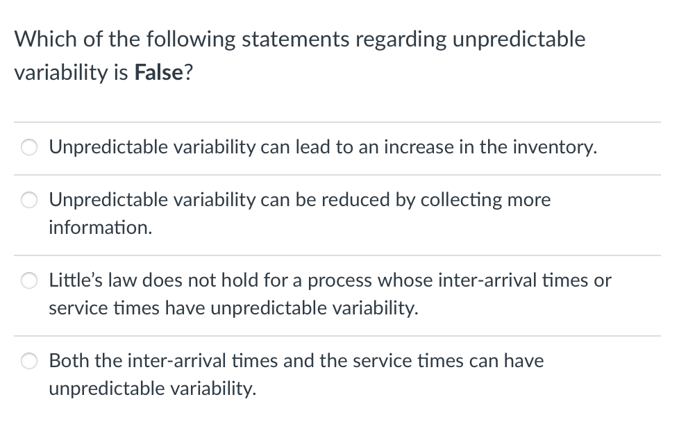 In a multistage process, The throughput rate is