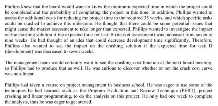 What is the minimum expected time in which this