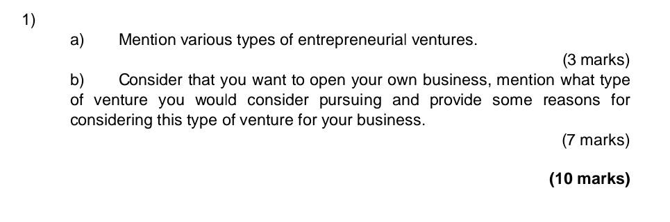 solve this asap and completed 1) a) Mention