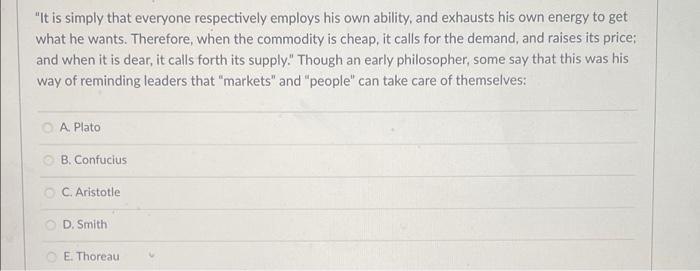 This thinker says that value is simply what