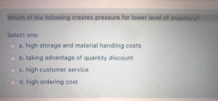 All of the following are true about VMI EXCEPT: