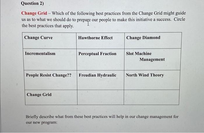 scenario: Review 1 Instruction Grids: 1)
