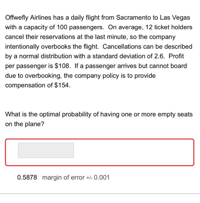 Answer is 0.5878 please explain how we can get