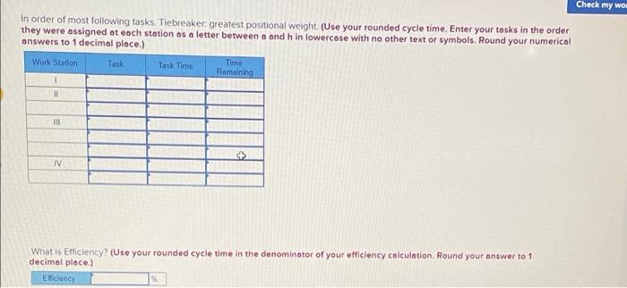A manager wants to assign tasks to workstations