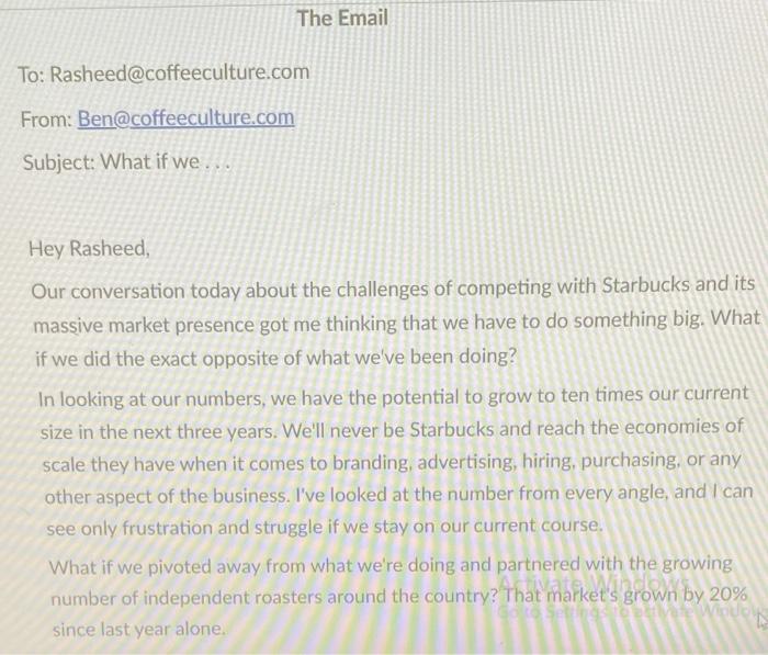 Directions: Evaluate the email message below from